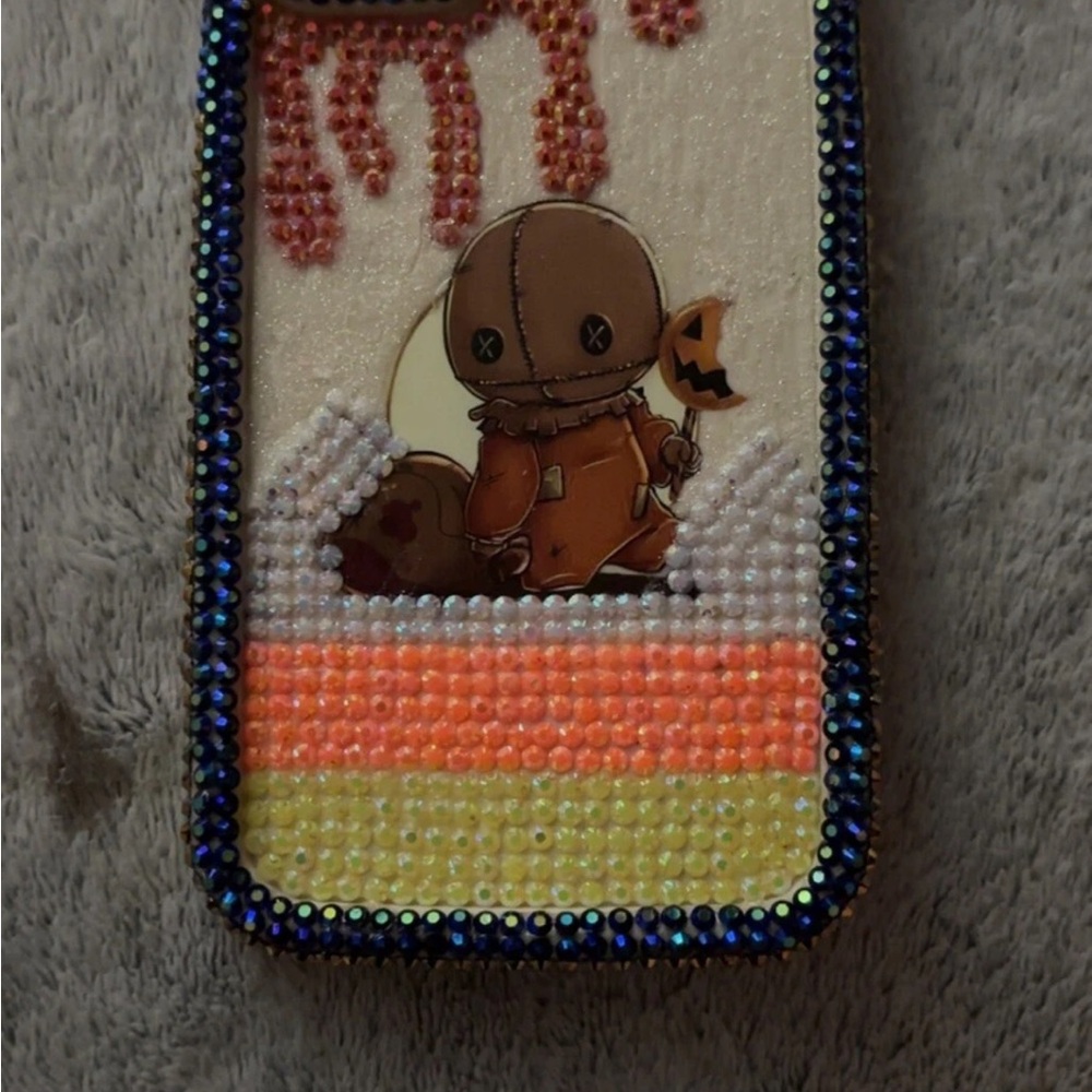 Bedazzled Trick-Or-Treat Handmade Phone Case(iphone 11)